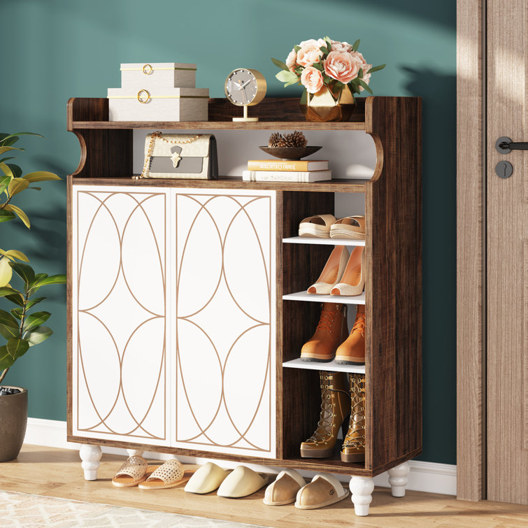 20 Pair Shoe Storage Cabinet